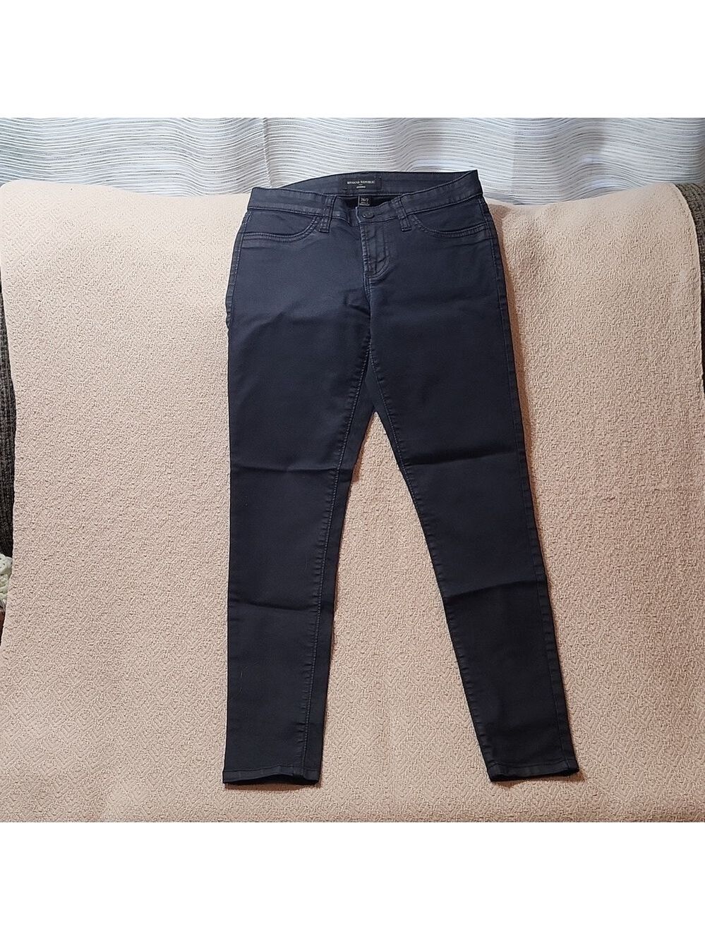 Banana Republic Wax Denim Leggings / Coated Skinny Jeans Size 2